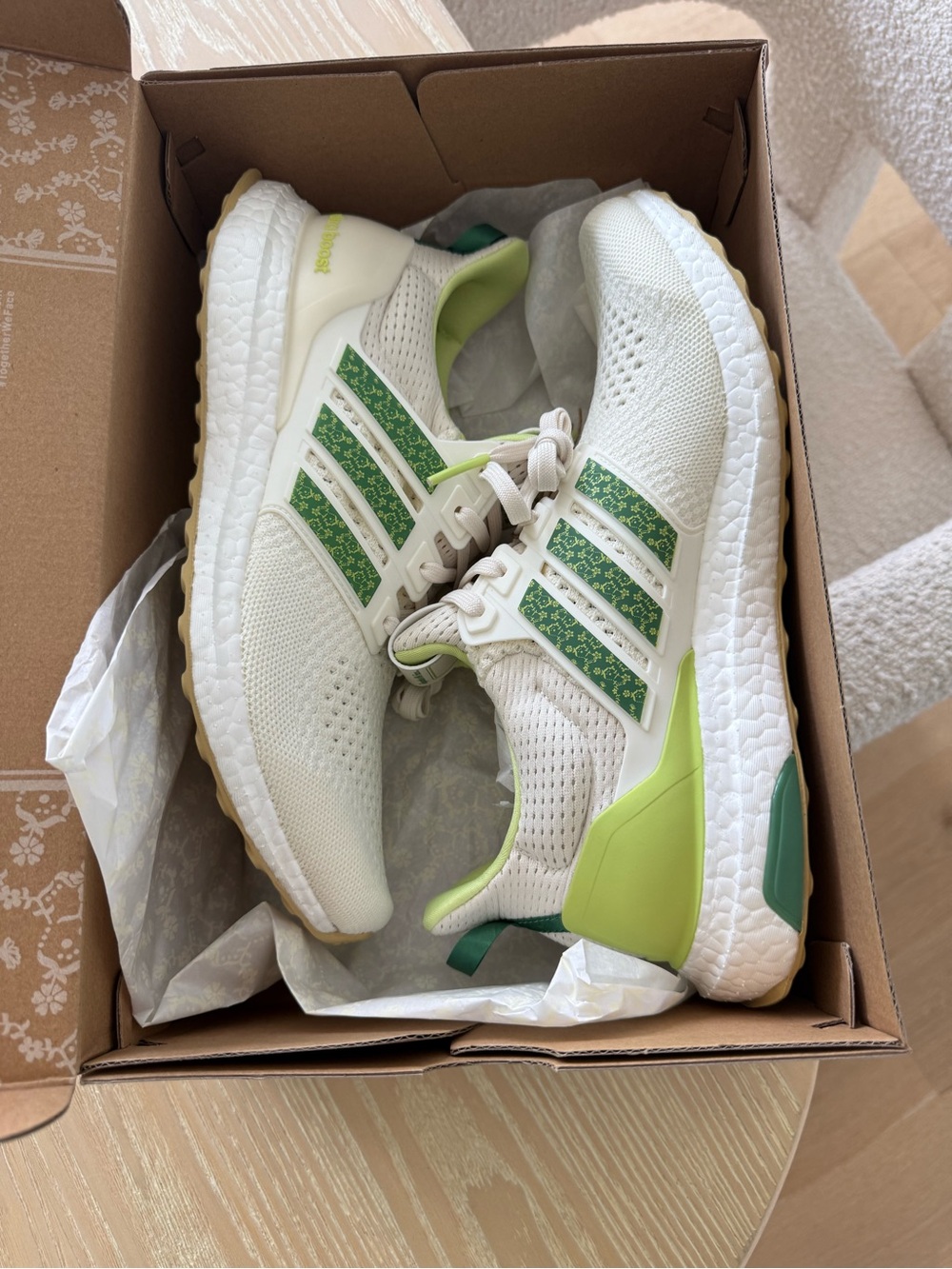 New in box limited-edition UB X Hidden Opponent Adidas Running Sneakers - Picture 12 of 12